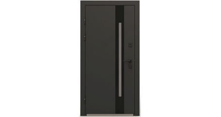  Дверь ''INOX BLACK 2